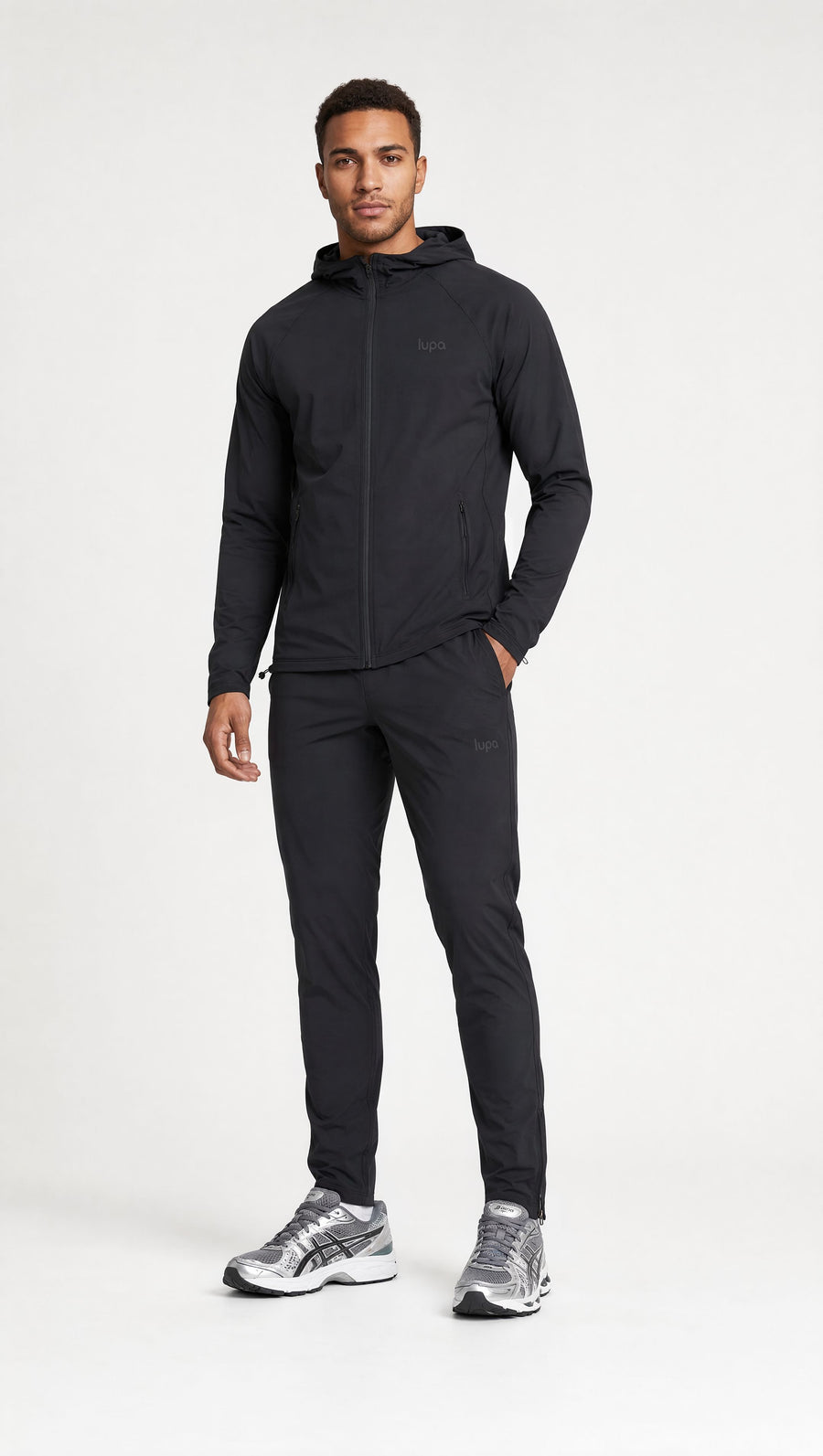 Del Ray Track Top and Pant - Black