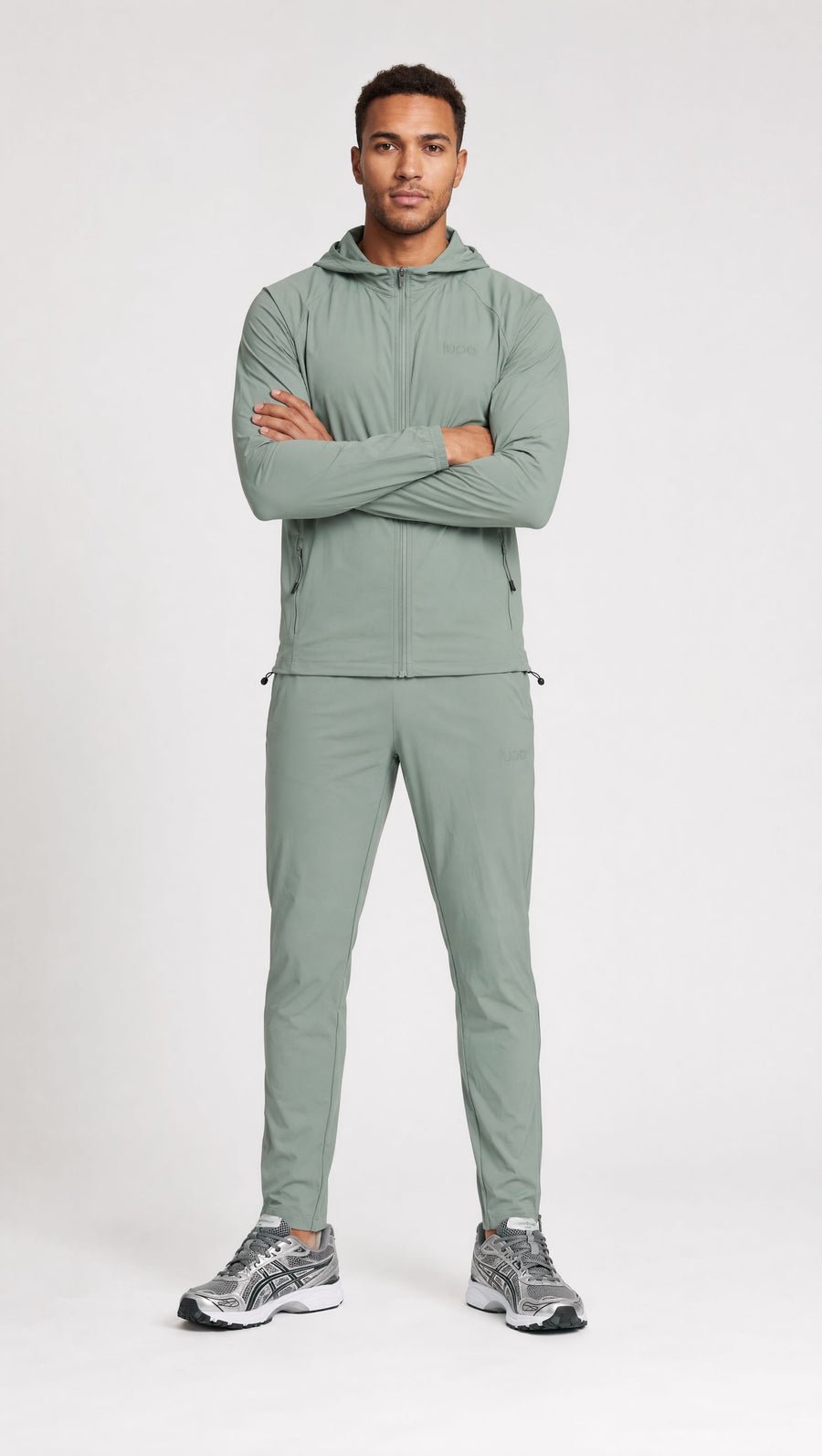 Del Ray Track Top and Pant - Olive