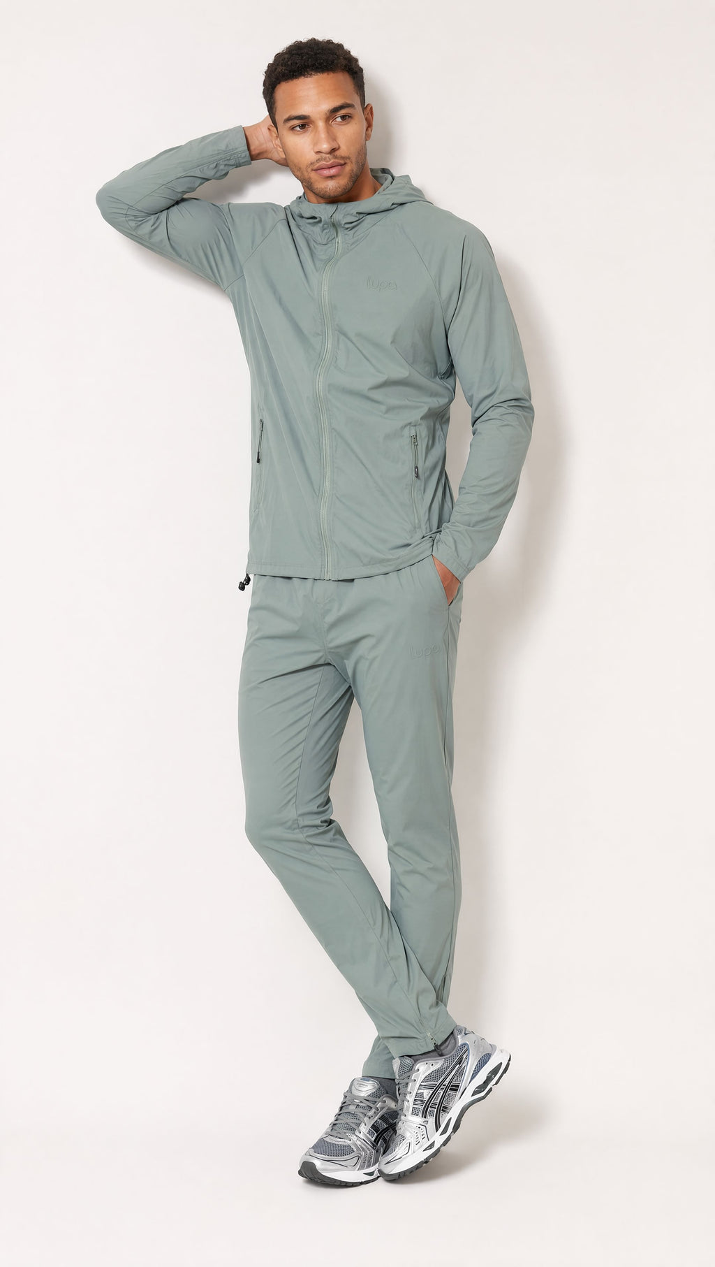 Del Ray Track Top and Pant - Olive