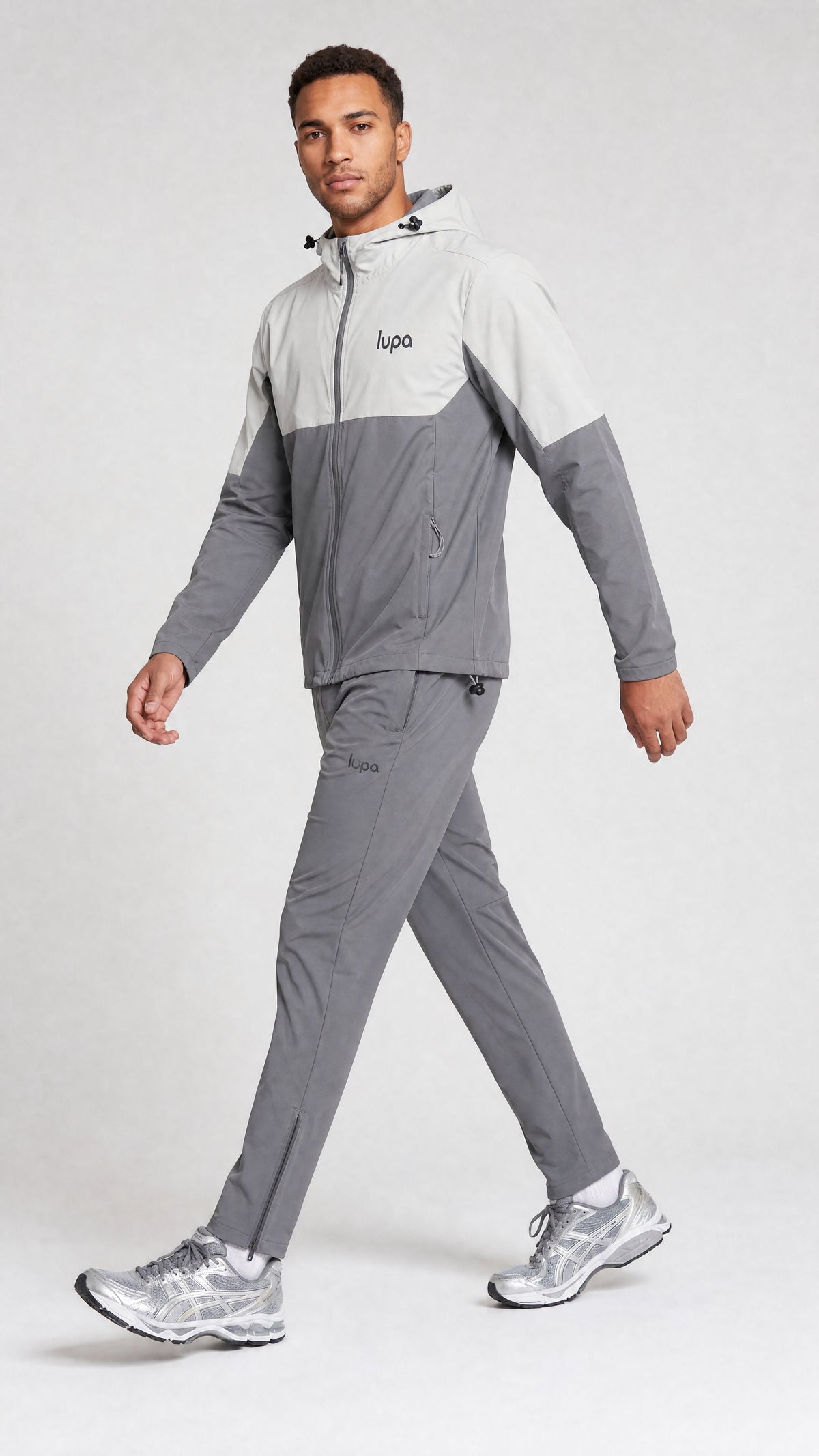 Houston Track Top and Pant - Mid Grey
