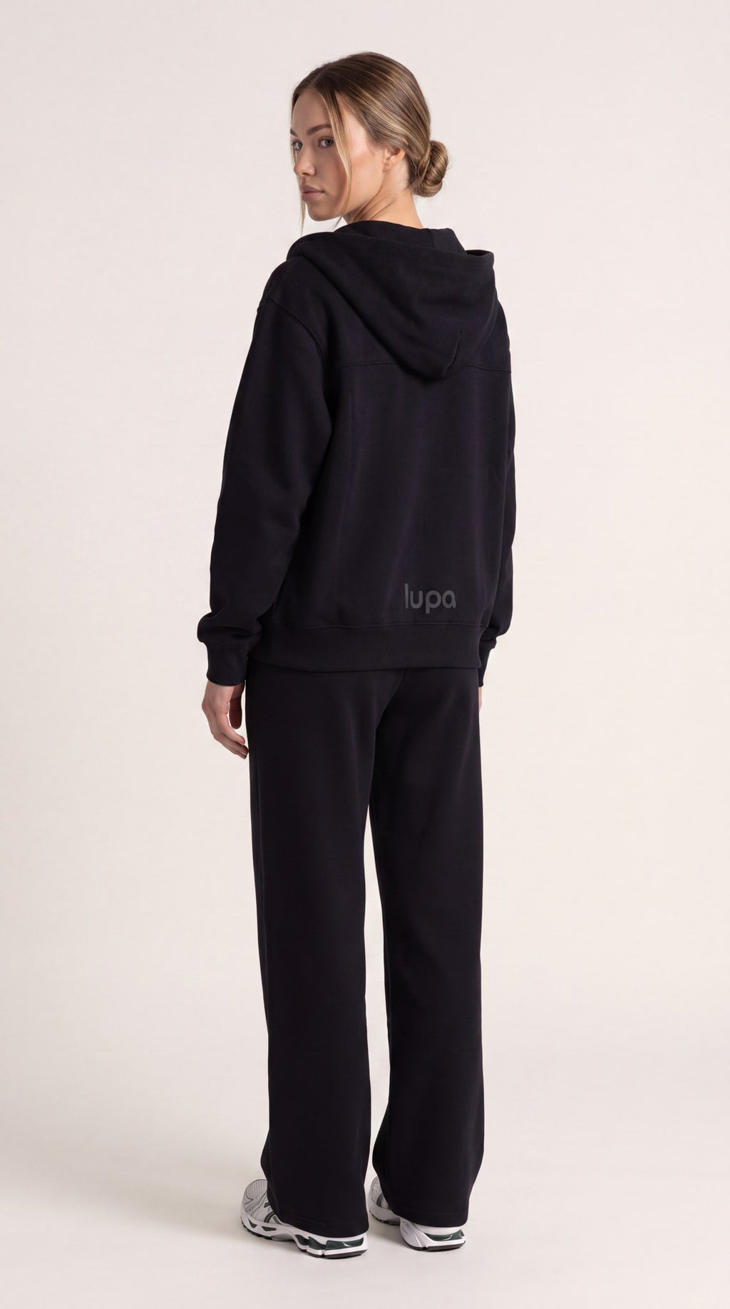 Madrid Fleece Zip Through - Black