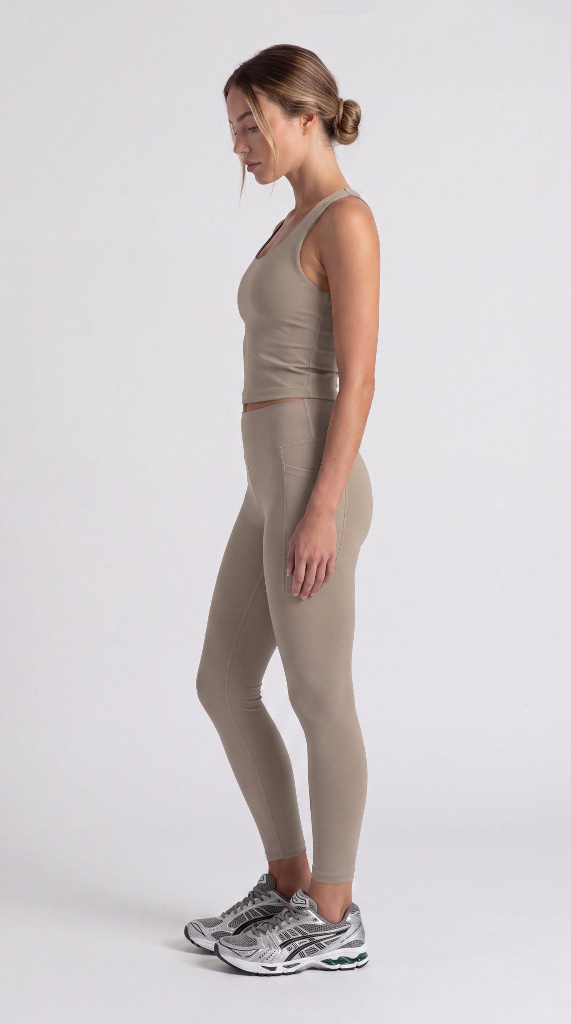 Melbourne Soft Touch Legging - Taupe