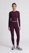 Miami Soft Touch L/S Tee - Berry