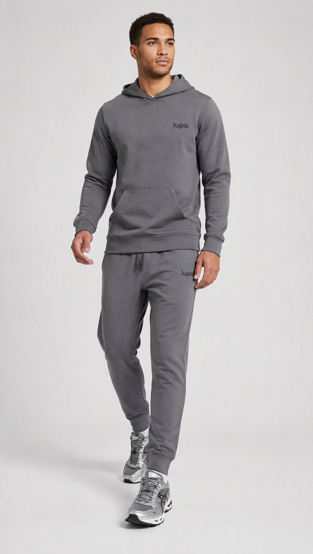 Santiago Tech Fleece Hoodie - Mid Grey