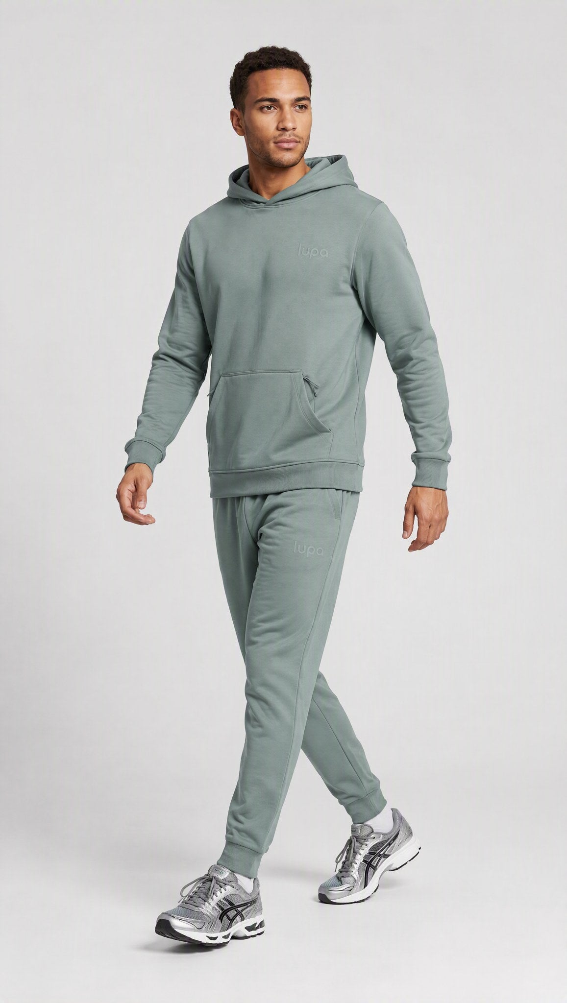 Santiago Tech Fleece Hoodie - Olive